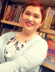 Kate Evangelista blurry author photo